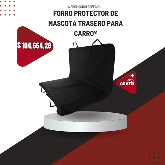 Forro Protector De Mascota Trasero para Carro®