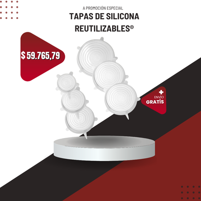 Tapas de silicona Reutilizables®