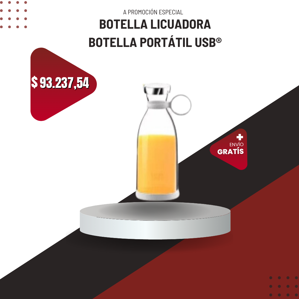 Botella Licuadora Botella Portátil USB®